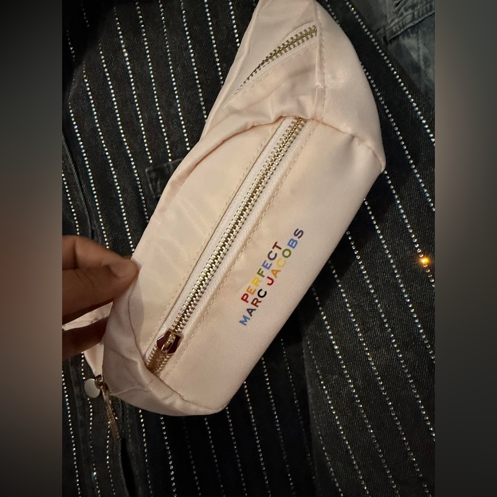 Marc Jacobs Light Pink Belt Bag with Gold Accents